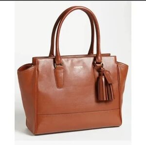 Coach Saddle Brown Leather Bag
